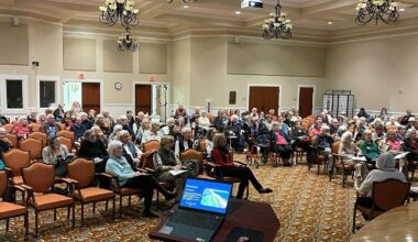 The presentation was well-attended.