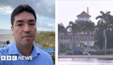 BBC reports from Florida where Trump is directing attacks against Iran