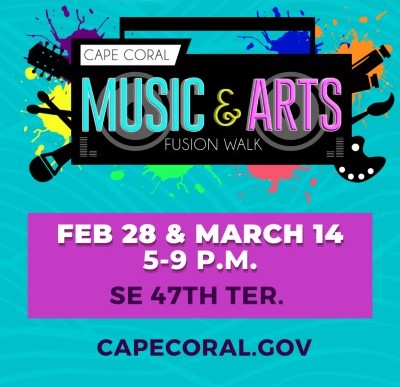Music and Arts Fusion Walk Scheduled for 2/28 & 3/14