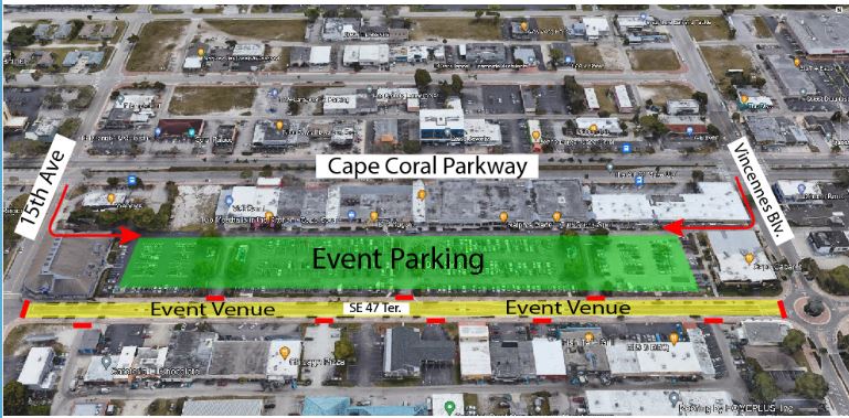 music arts fusion walk map