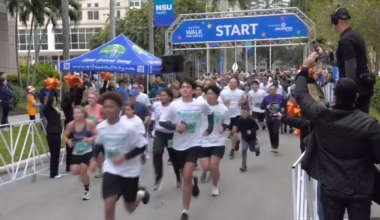 Walk for Wishes marathon brings over 1,000 to NSU campus, more than $3K raised for local families - WSVN 7News | Miami News, Weather, Sports