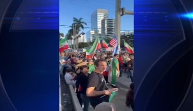 Hundreds take to Fort Lauderdale streets to demonstrate against Iranian government, call for regime change - WSVN 7News | Miami News, Weather, Sports