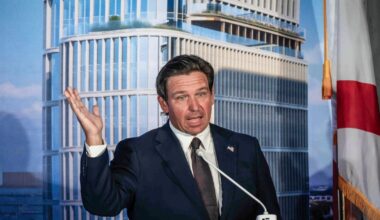 Florida Gov. Ron DeSantis leans into AI skepticism, seeking a contrast with Vance