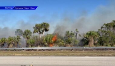 Portion of I-75 reopens as Everglades wildfire continues to burn; brush fire near Jacksonville prompts evacuations - WSVN 7News | Miami News, Weather, Sports
