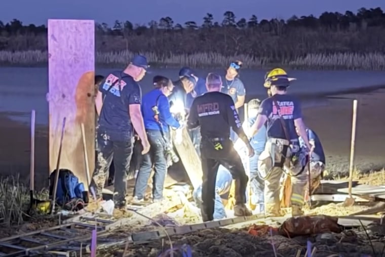 Putnam County Fire Rescue, Palatka Fire Department, Melrose Fire Department and Clay County Fire Rescue all assisted in the rescue, pictured Thursday.