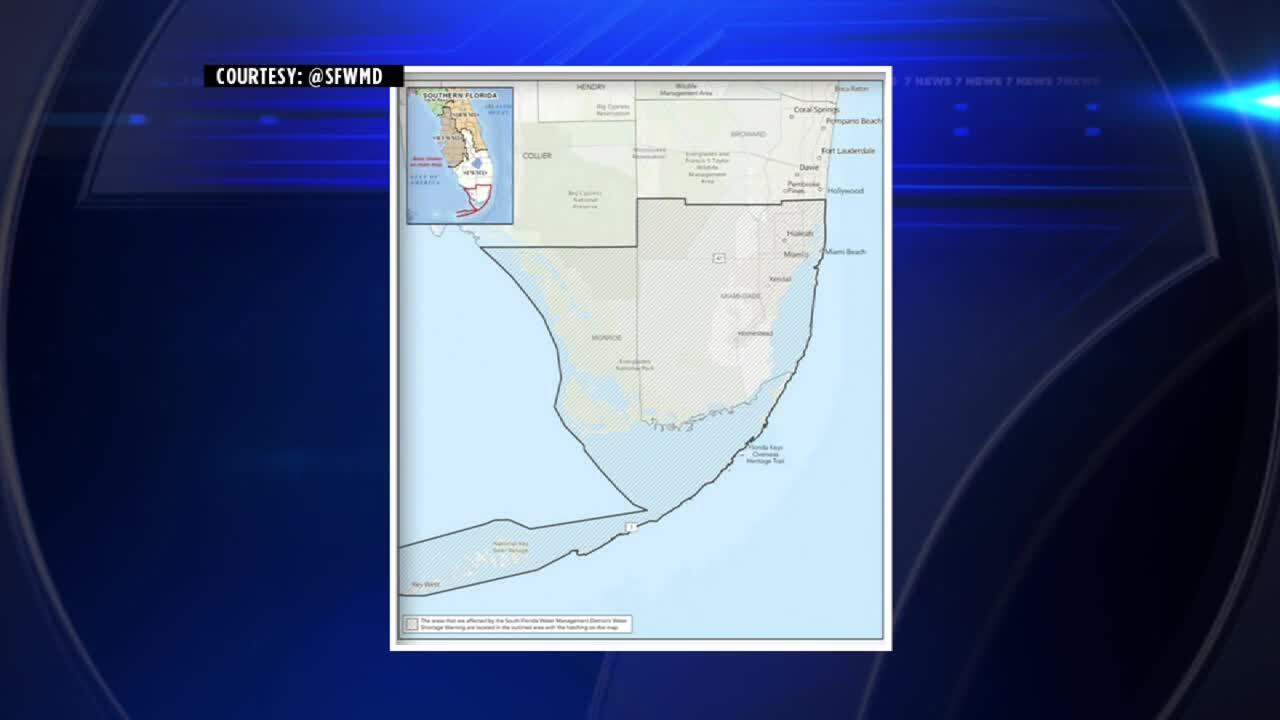 SFWMD issue water warning for several South Florida counties amid water supply concerns - WSVN 7News | Miami News, Weather, Sports