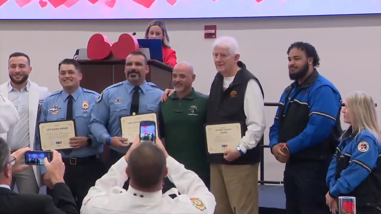 Cardiac arrest survivors reunite with medical staff that saved their lives at Memorial Regional in Hollywood - WSVN 7News | Miami News, Weather, Sports