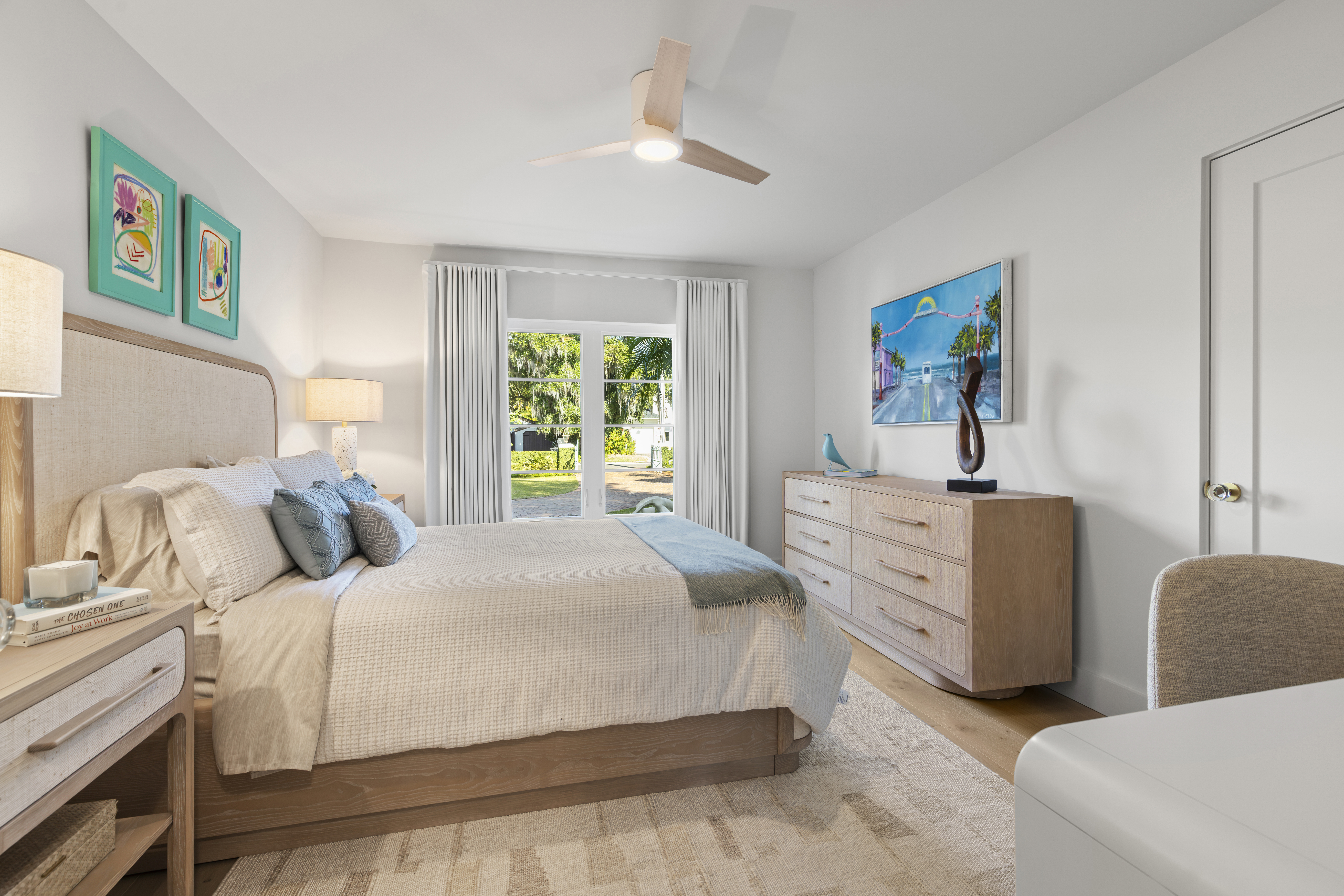 That same bedroom in the home at 1120 Palmer Avenue...