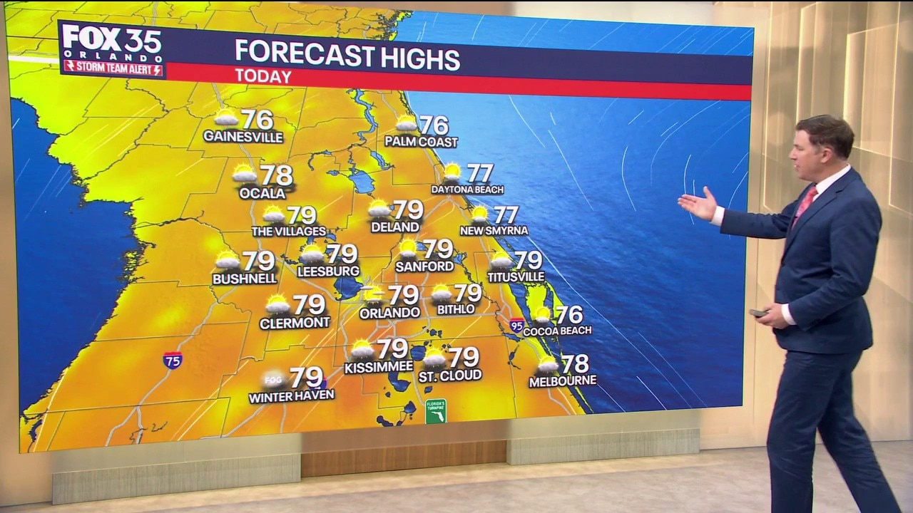 Orlando AM Weather Forecast: Big warm-up for Central Florida