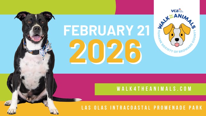 Join the Humane Society of Broward’s VCA Walk for the Animals