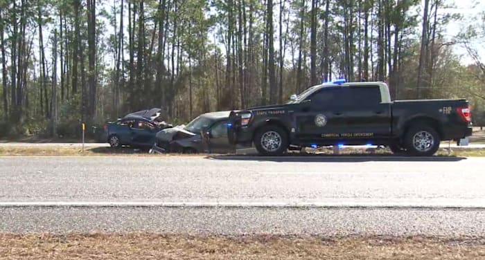 Northbound lanes of US-301 blocked near Baldwin due to deadly crash