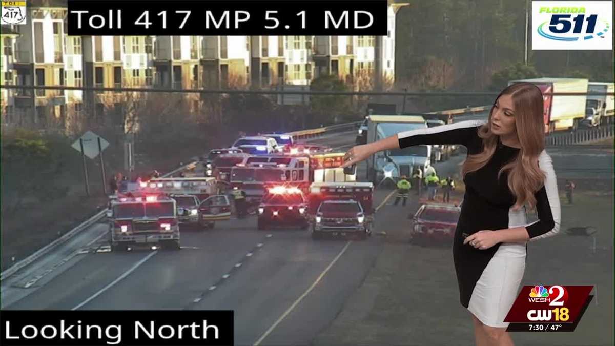 Major crash shuts down SR-417 near Walt Disney World