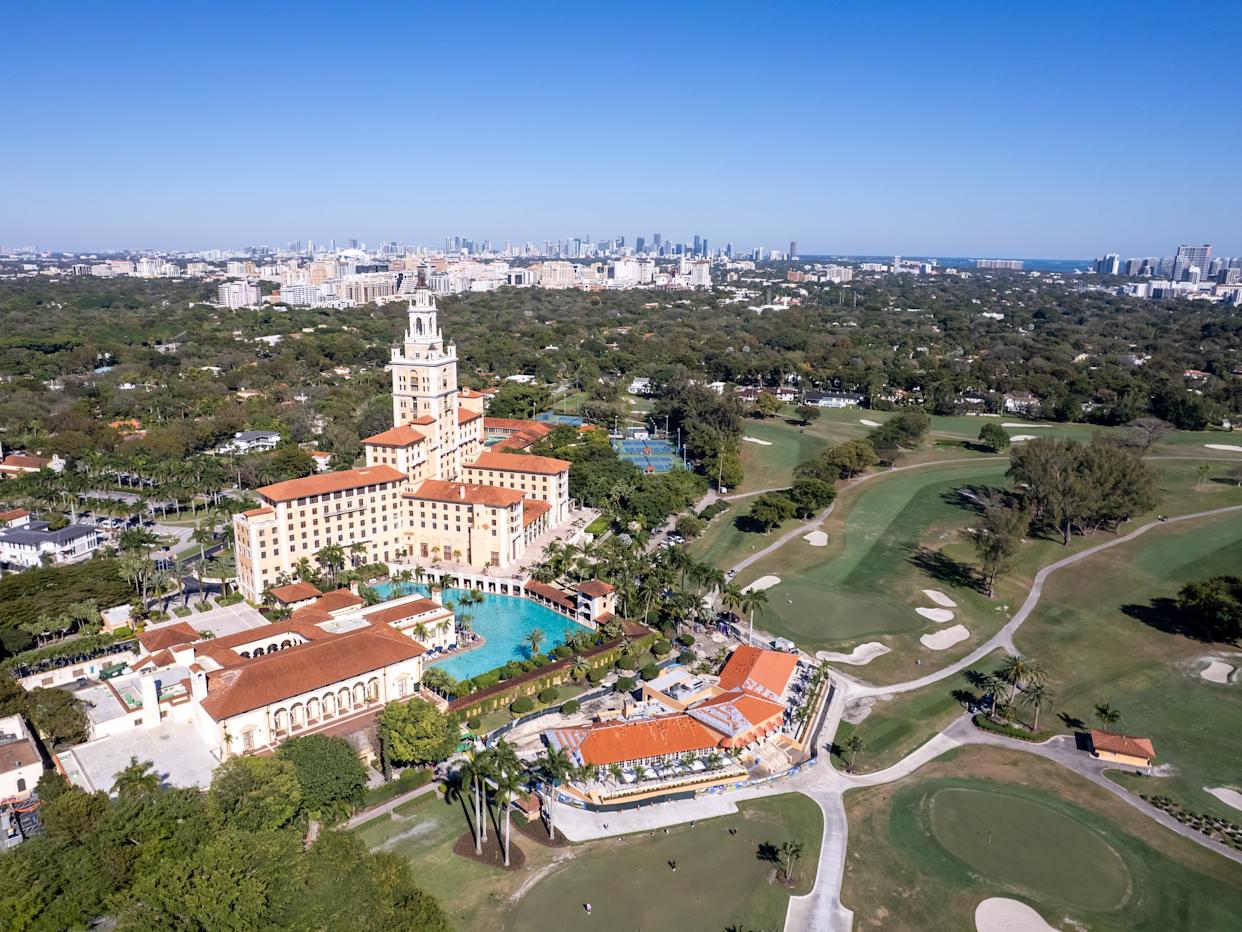 Miami Biltmore aerial view
