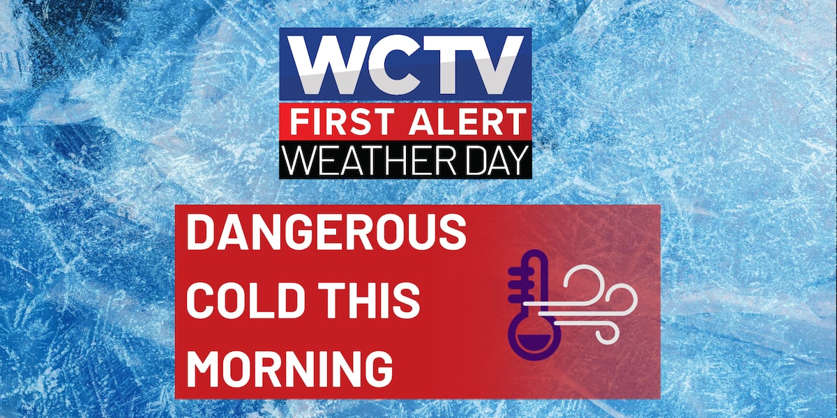 Dangerous cold this morning for Tallahassee, the Big Bend and South Georgia