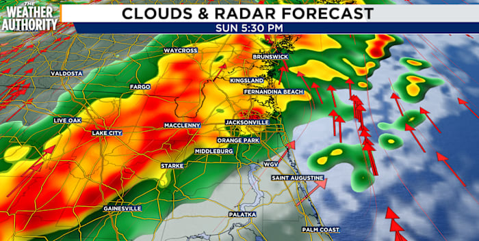 Impactful strong to severe storms forecasted Sunday afternoon. What to expect for Southeast Georgia, Northeast Florida
