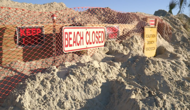 Emergency sand trucked to Fort Pierce beach as erosion threatens homes