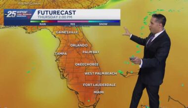 Warming up across South Florida