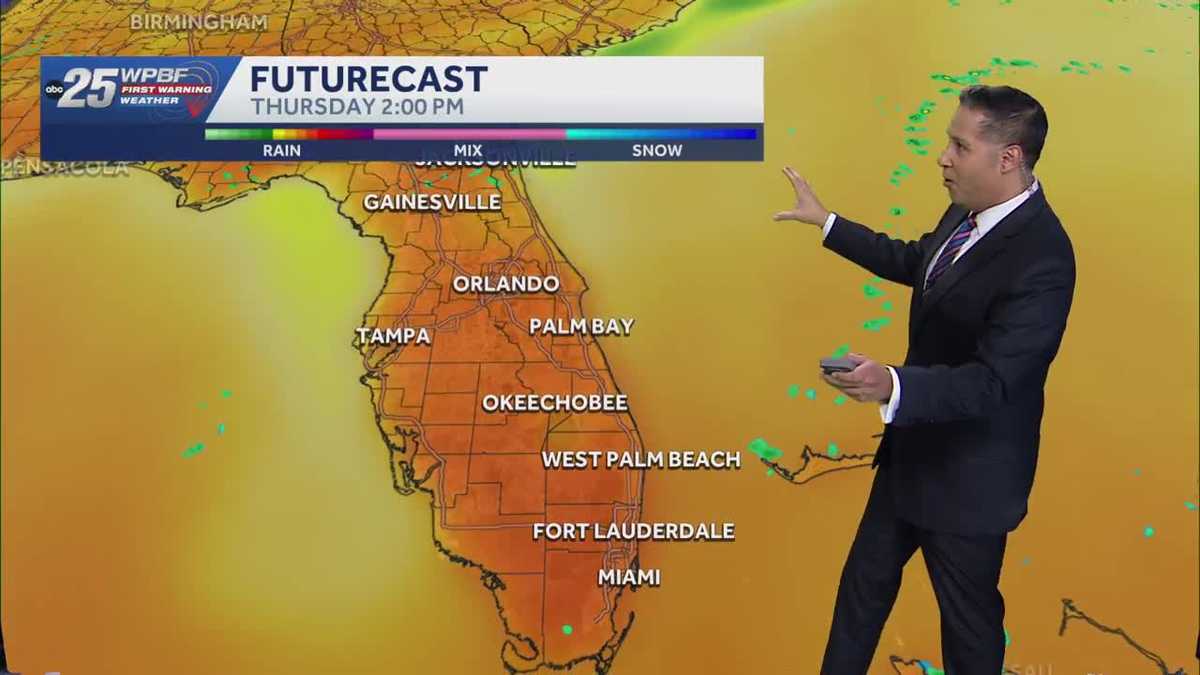 Warming up across South Florida