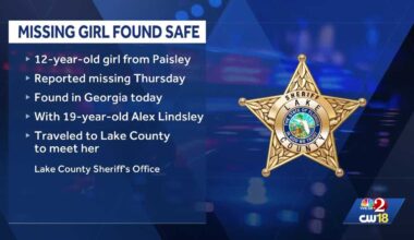 Missing 12-year-old from Central Florida found safe in Georgia