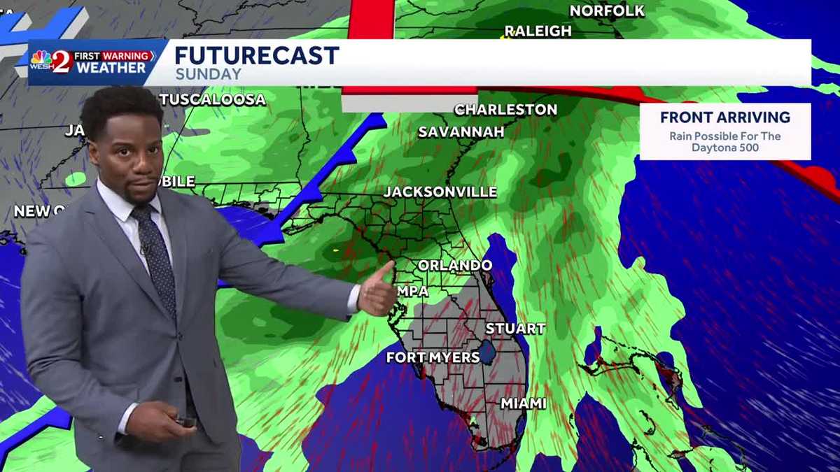 End Of Florida's Drought in Sight? Timing Out Showers for the 500