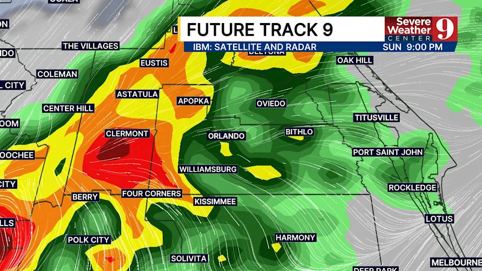 Central Florida is expecting strong winds and potential severe weather on Sunday due to a cold front.