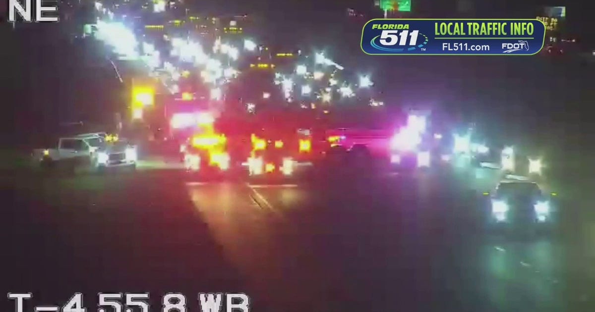 Westbound lanes of I-4 closed between Haines City exits due to roadway depression