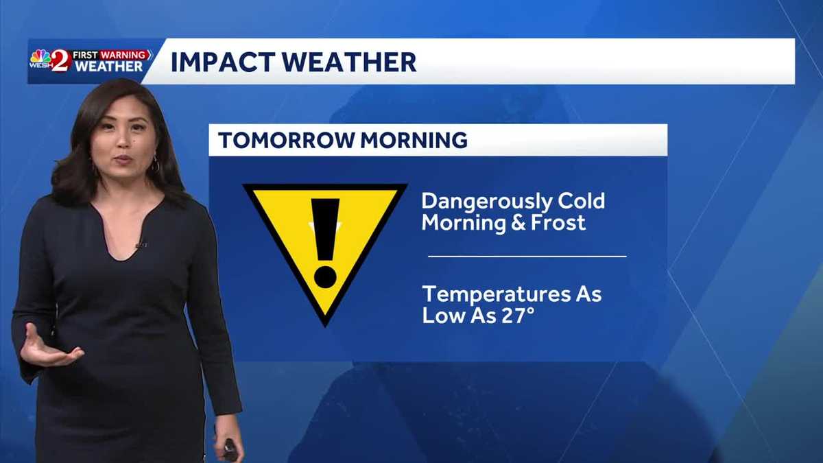 Dangerous cold expected overnight in Central Florida