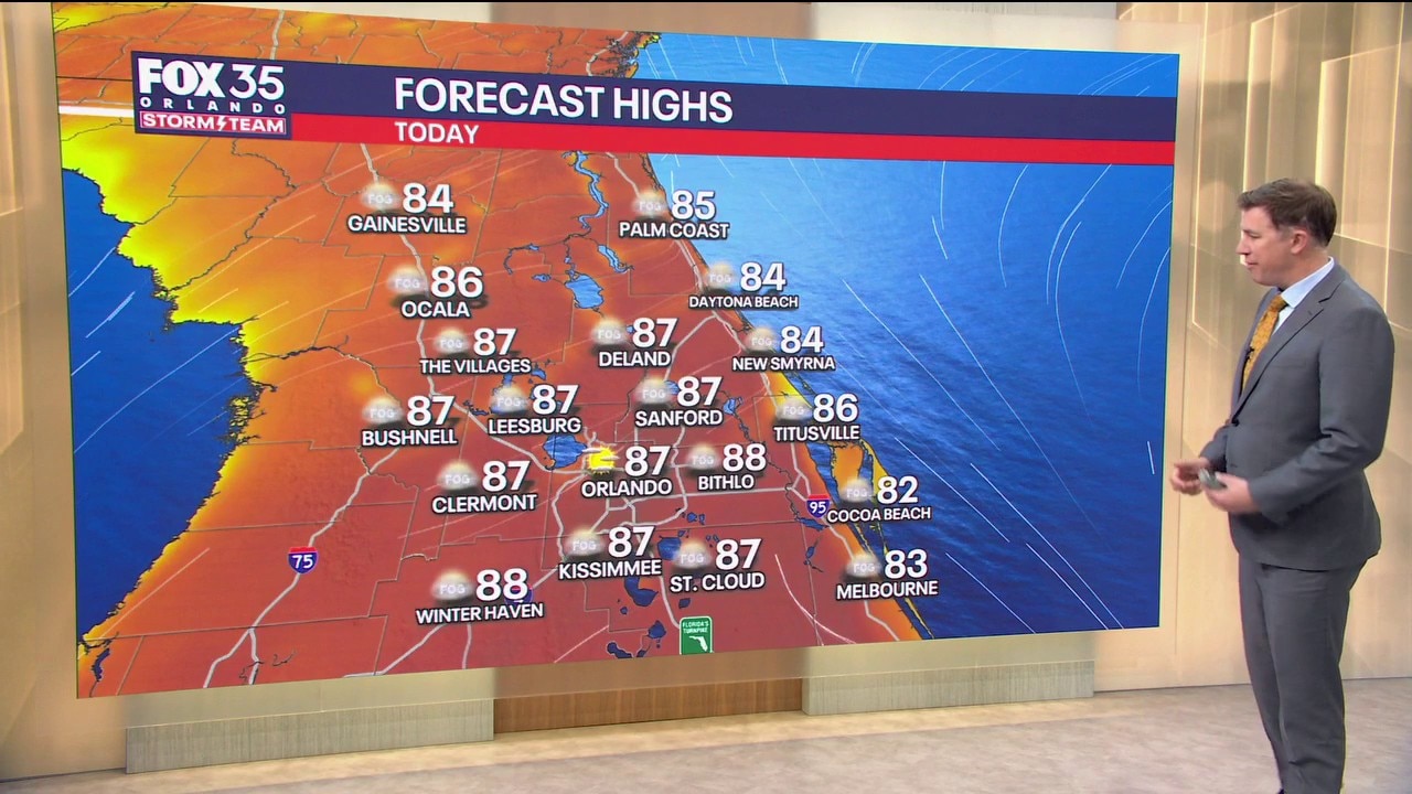 Orlando AM Weather: Hot weekend before temperatures drop again