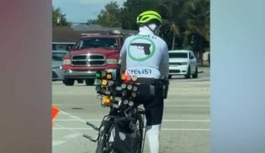 Armed cyclist in Cape Coral draws mixed reactions