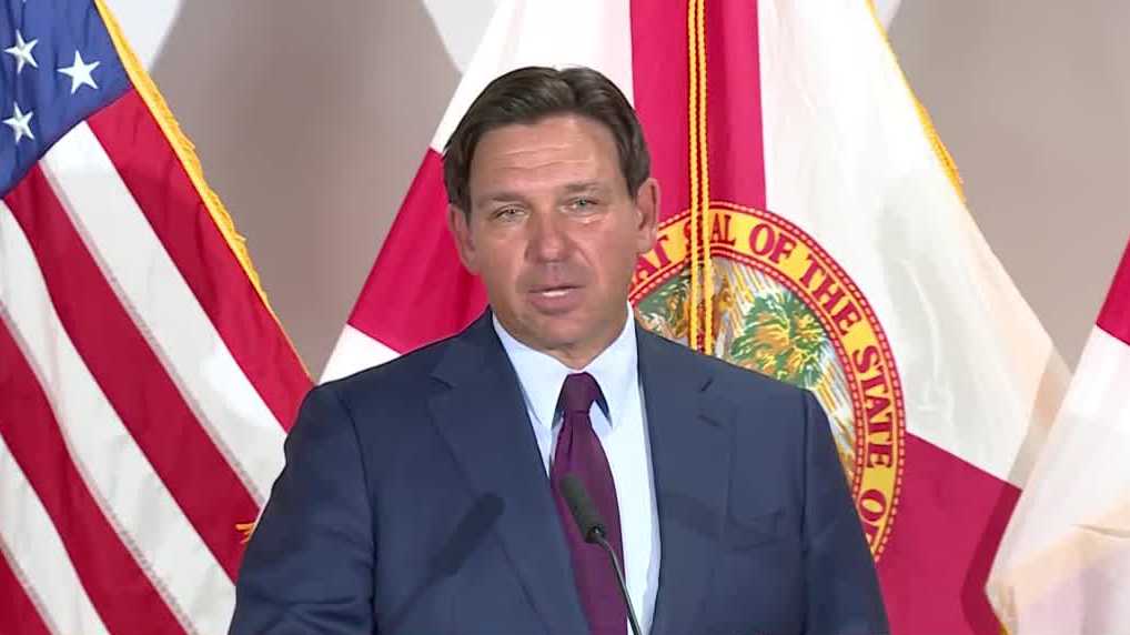 Florida Gov. DeSantis speaks at Palm Beach State College