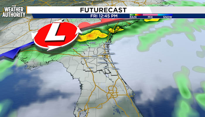 Showers Set to Drench Northeast Florida Through Saturday