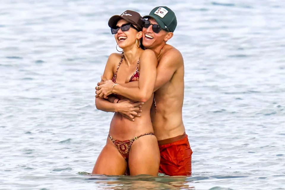 Danny Ramirez and Jessica Alba in Miami on Feb. 16 BACKGRID