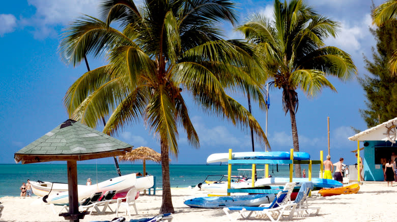 The beach at Freeport, Grand Bahama Island