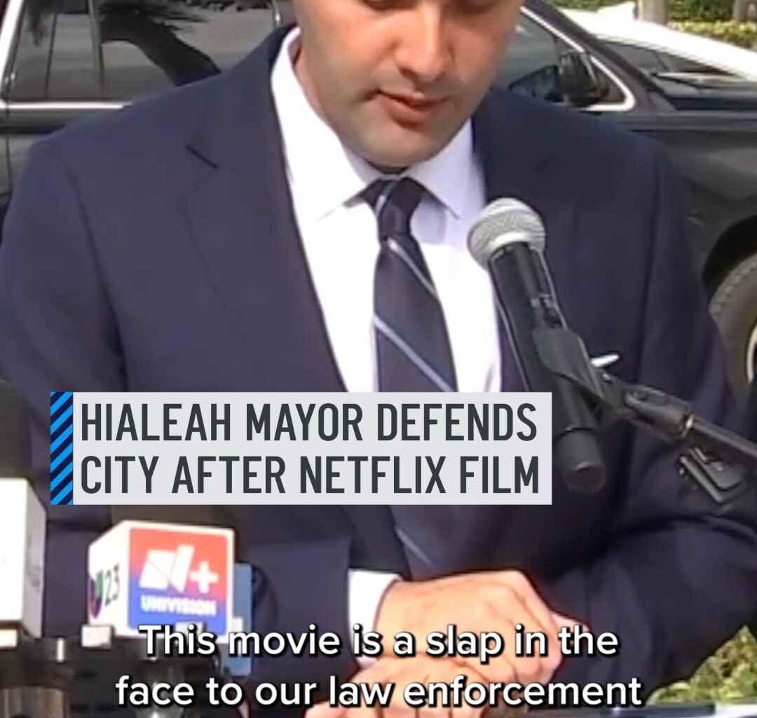The mayor of Hialeah is responding to the city’s portrayal in the new Netflix movie “The Rip,” saying the film misrepresents the city and its police department. He pointed to crime statistics and national safety rankings as he defended Hialeah’s image. #Hialeah #NetflixFilm #TheRip