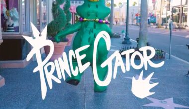 Prince Gator character at Universal Studios Florida