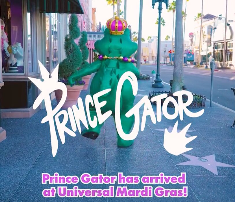 Prince Gator character at Universal Studios Florida