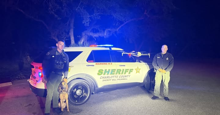Teen found safe in Charlotte County thanks to K9 and drone teamwork | Charlotte County