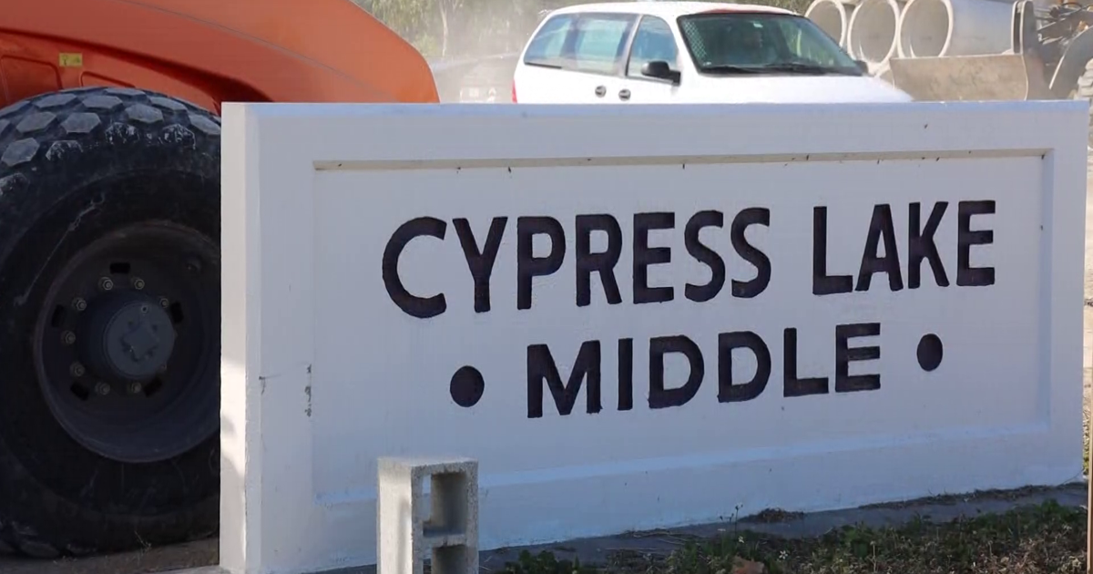 Cypress Lake Middle School rebuild on track, set to open in October | Lee County