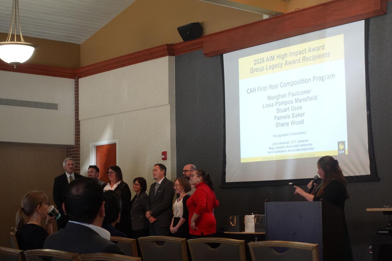 AIM Impact Awards honor professors generating cost savings for students | Academics