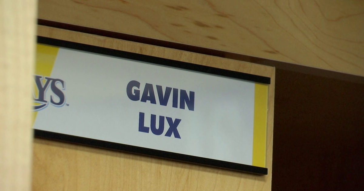 Gavin Lux joins Tampa Bay Rays spring training in Charlotte County | Spring Training