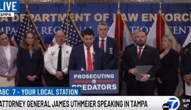 Florida Attorney General to hold news conference in Tampa Monday