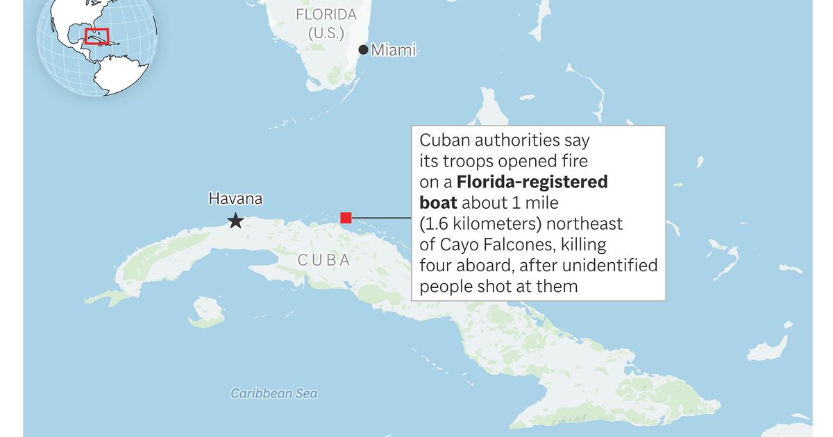 Cuba says it killed 4 people aboard Florida-registered speedboat that opened fire on soldiers :: WRAL.com