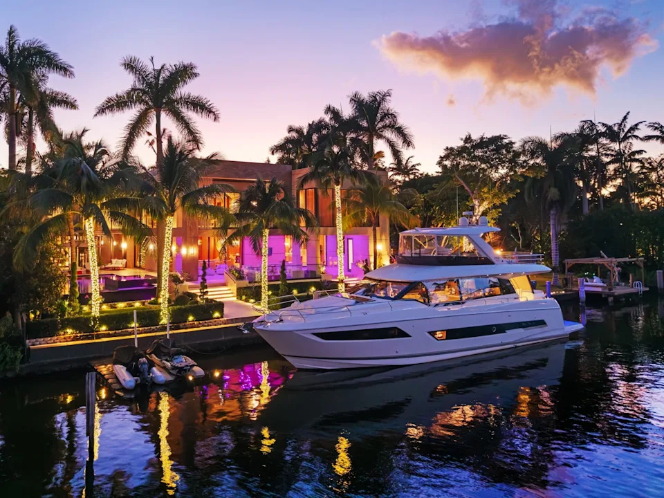 Logan bought the $22.1 million, 10,115-square-foot, waterfront residence on Belle Meade Island in November 2025.