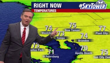 Tampa weather | Thursday afternoon forecast