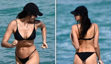 Irina Shayk Shows Off Bikini Body During Beach Day With Daughter in Miami