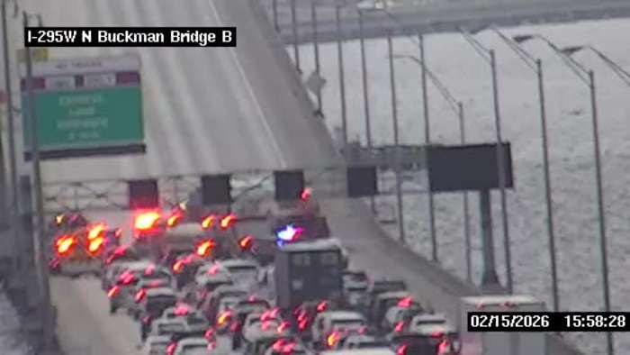 Southbound lanes reopen on Buckman Bridge after being closed due to crash