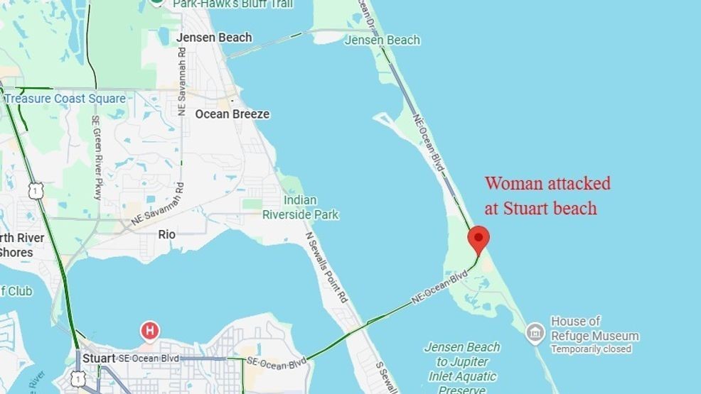 A 26-year-old Port St. Lucie man is facing an attempted first-degree murder charge after deputies say he attacked a woman on the beach in Stuart and tried to drown her in the ocean. (Google Maps)