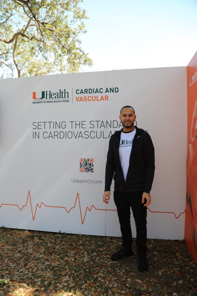 University of Miami Health brought health information to the crowd. 