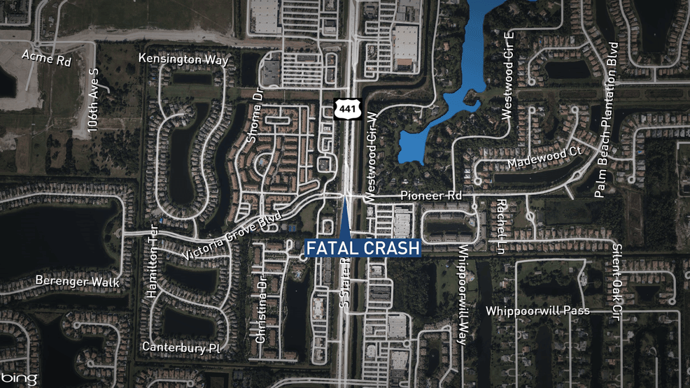 February 27, 2026 — Authorities say a Chevy Malibu ran a red light at SR‑7 and Pioneer Road in Royal Palm Beach, causing a three‑vehicle crash that fatally injured her passenger, 88‑year‑old Iris D. Levin, who died from her injuries the following day. (WPEC)