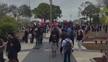 Students walk out of Florida high schools in protest against ICE